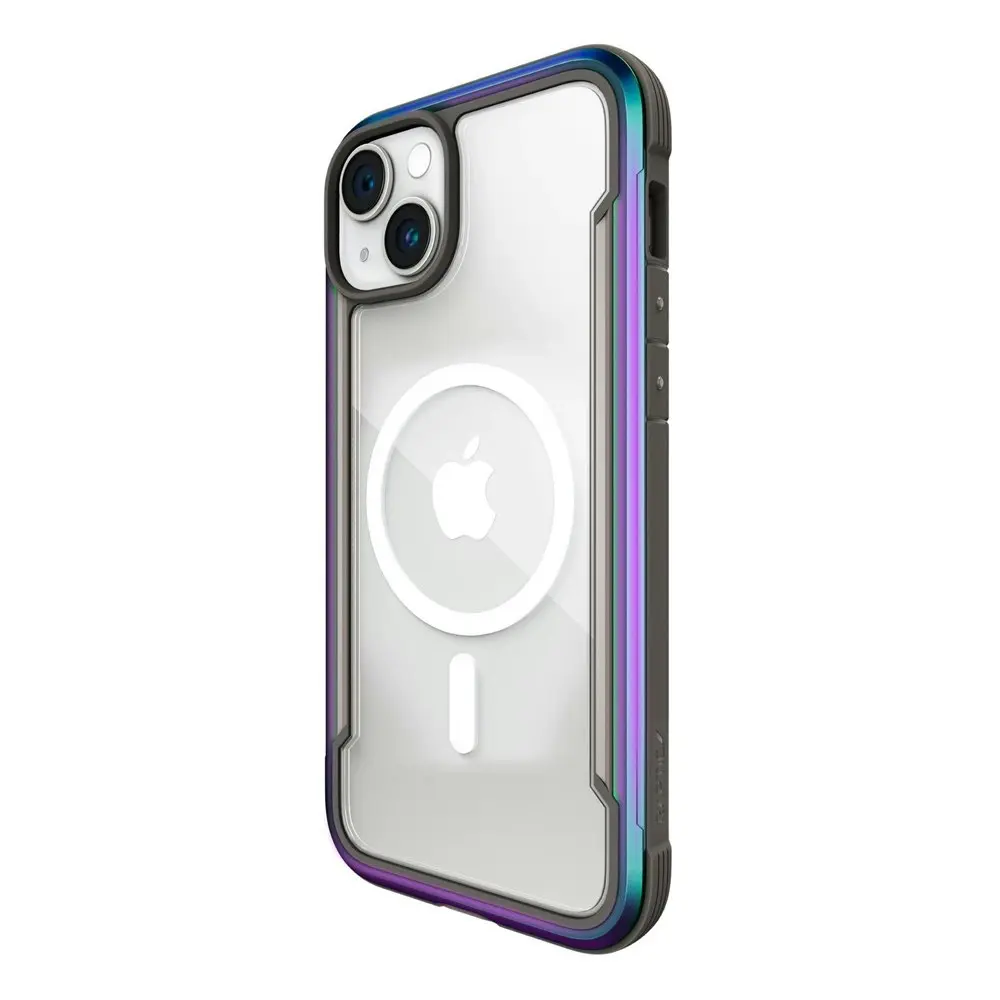 Raptic Shield MagSafe Phone Case Mobile Cover For iPhone 15 Plus Iridescent