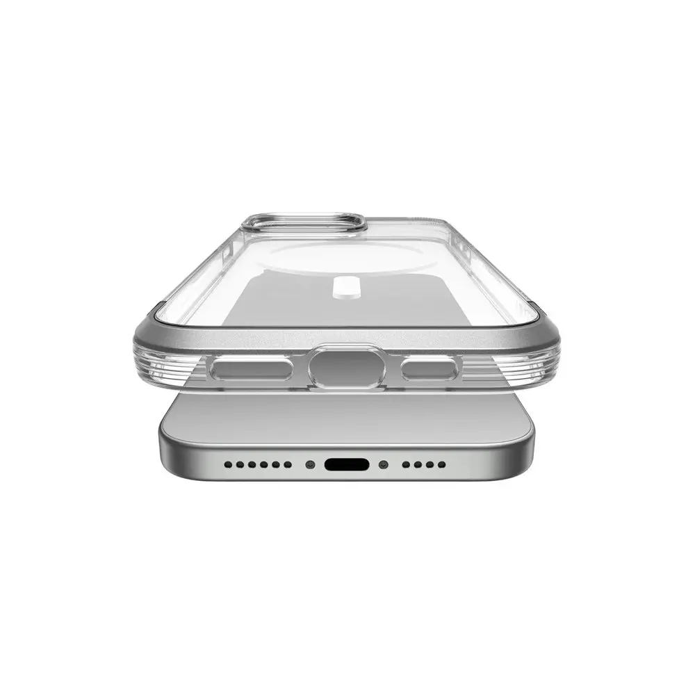 Raptic Air MagSafe Case Cover Protection For Apple iPhone 15 Pro Max Silver