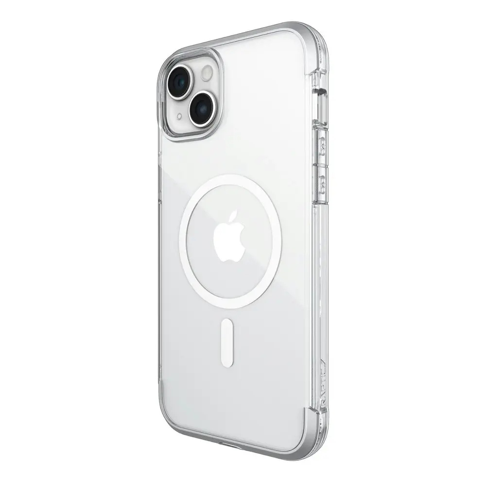 Raptic Air MagSafe Phone Case Cover Protection For Apple iPhone 15 Plus Silver