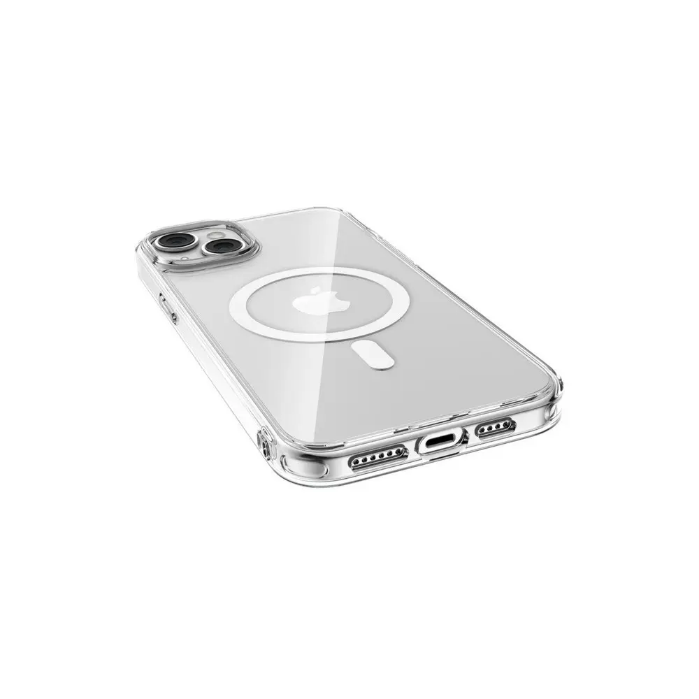 Raptic Crystal MagSafe Phone Case Mobile Cover For Apple iPhone 15 Plus Clear