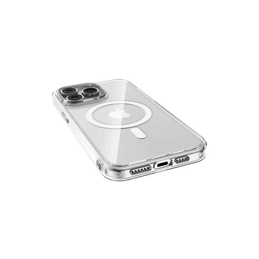 Raptic Crystal MagSafe Phone Case Mobile Cover For Apple iPhone 15 Pro Clear