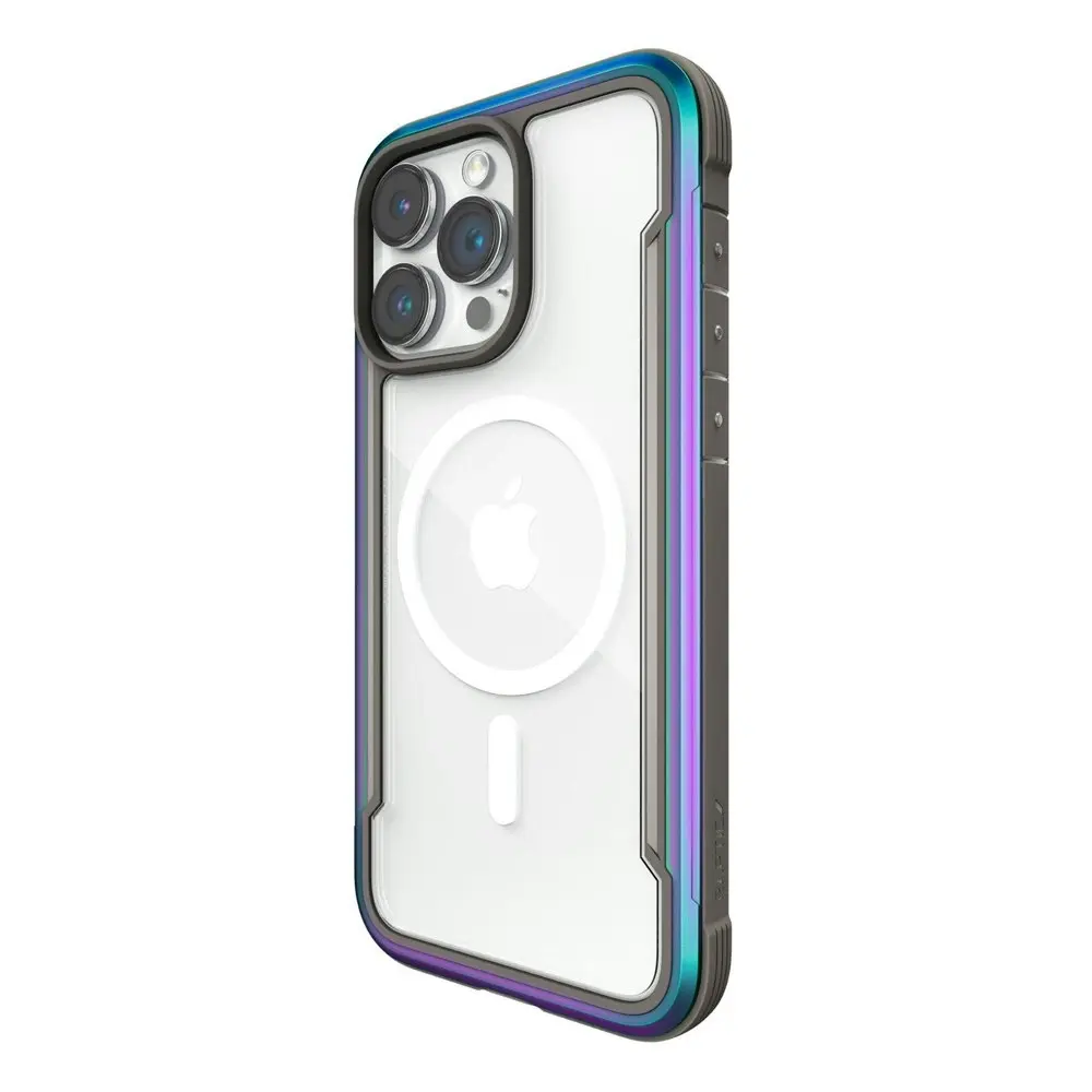 Raptic Shield MagSafe Phone Case Cover For Apple iPhone 15 Pro Max Iridescent