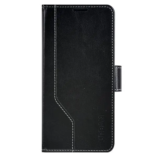 Urban Everyday Folio Wallet Flip Case w/ Card Slot For Samsung Galaxy S21 Black