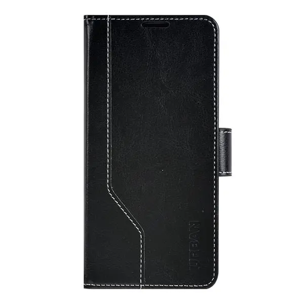 Urban Everyday Folio Wallet Flip Case w/ Card Slot For Samsung Galaxy S21+ Black