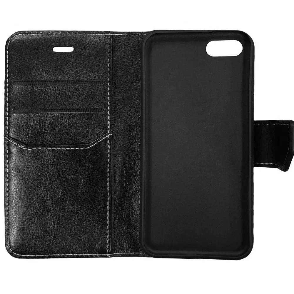 Urban Everyday Wallet Folio Flip Case w/ Card Slot For Apple iPhone XS Max Black