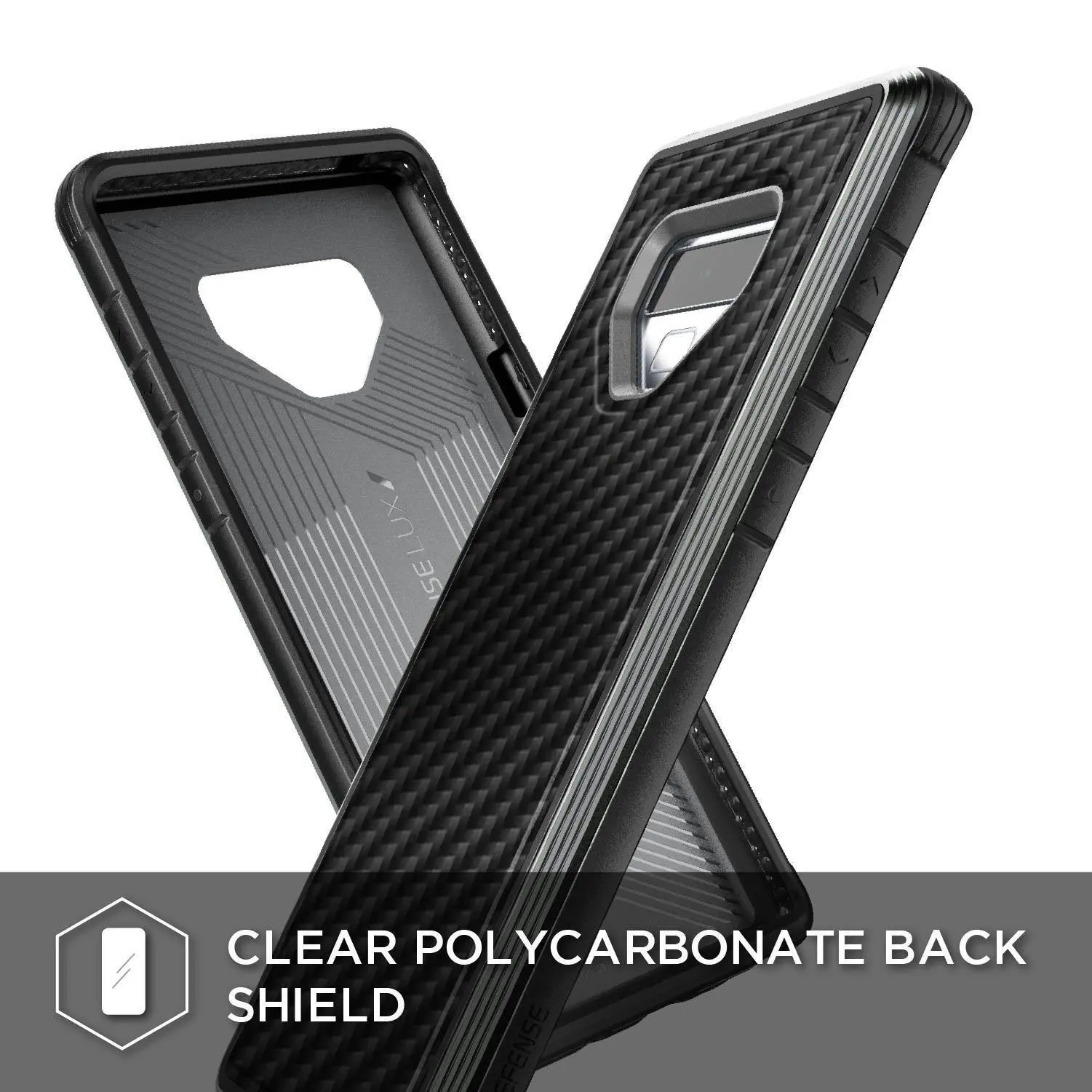 X-Doria Defense Lux Carbon Fiber Protection Case For Samsung Galaxy Note 9 Black