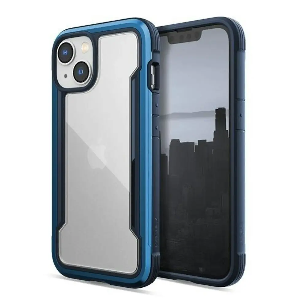 X-Doria Raptic Shield Protection Cover TPU Phone Case For Apple iPhone 14 Blue