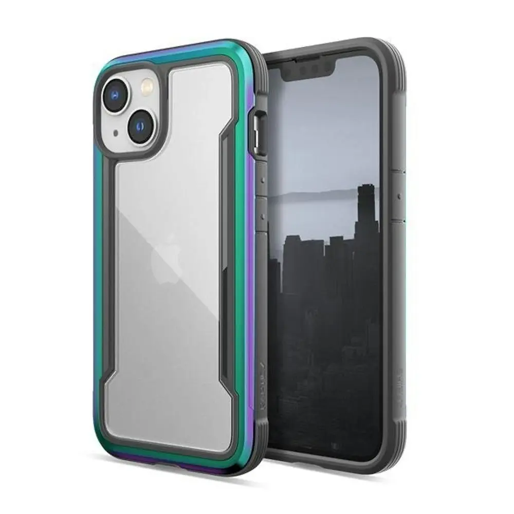 X-Doria Raptic Shield Protection Cover Phone Case For Apple iPhone 14 Iridescent