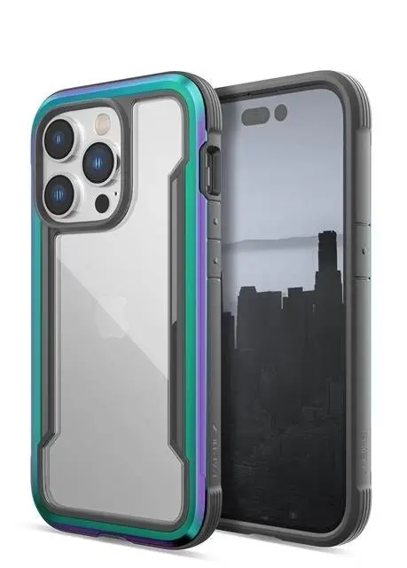 X-Doria Raptic Shield Cover Case Protection For Apple iPhone 14 Pro Iridescent