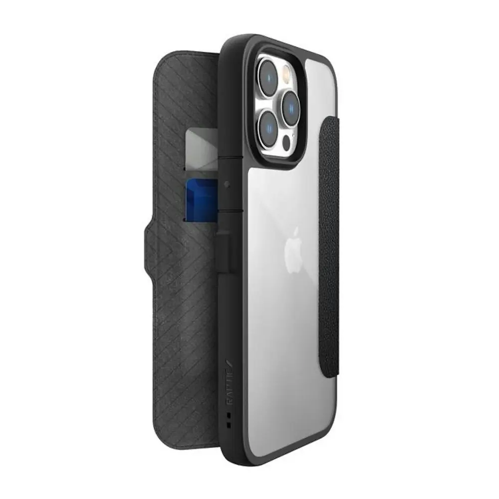 X-Doria Raptic Urban Folio Case Cover Protection For iPhone 14 Pro Max Black