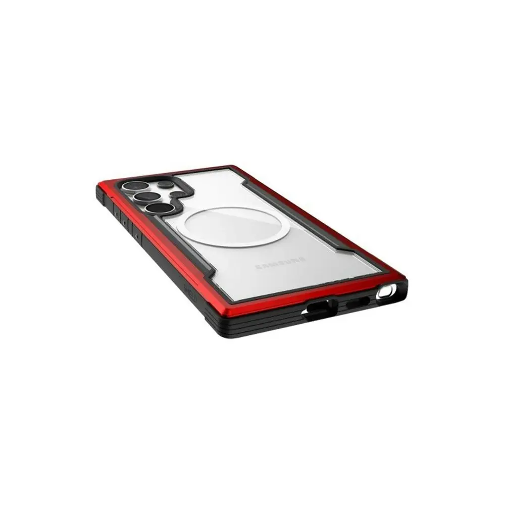 Raptic MagSafe Mobile Phone Case Cover Protection For Samsung Galaxy S24+ Red