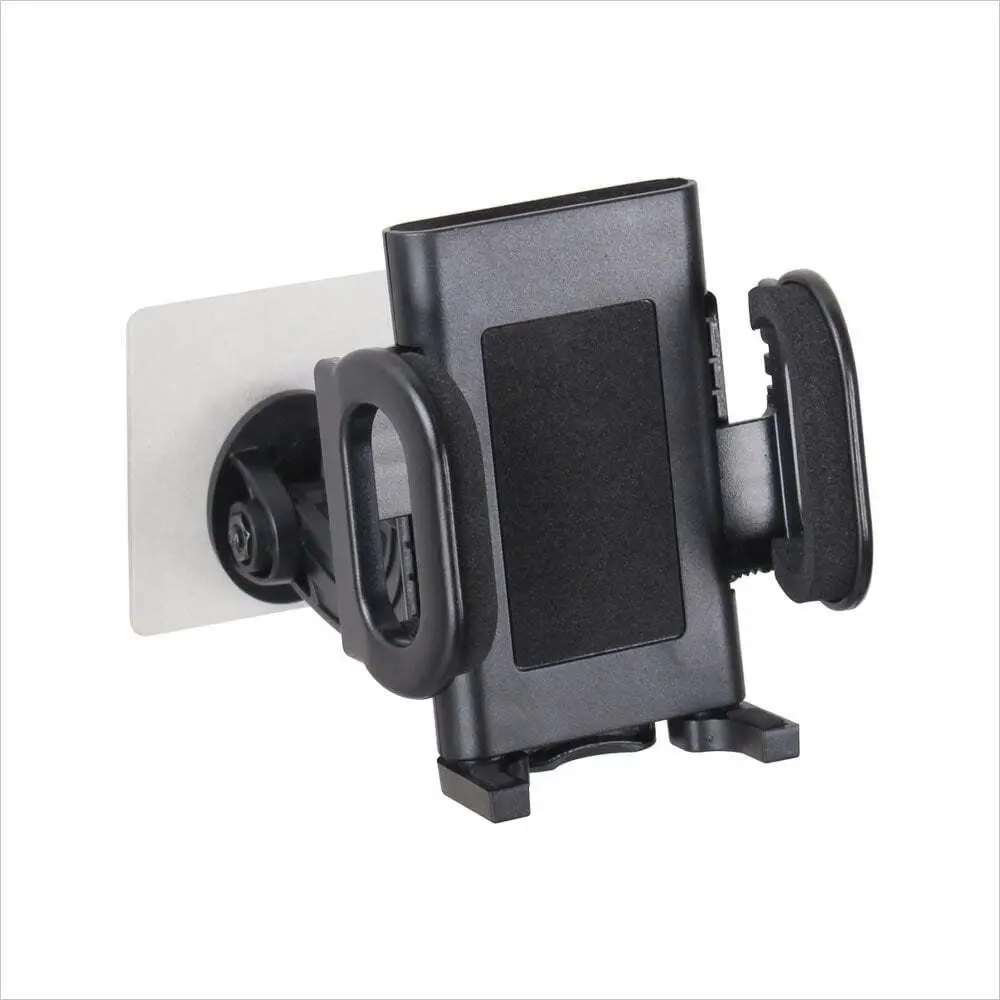 I-Hook Adjustable Universal Car Phone Suction Holder Storage Mount Stand Black