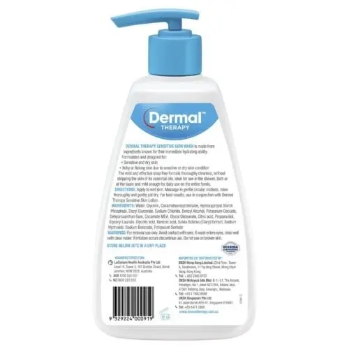 Dermal Therapy Sensitive Skin Wash - 1l