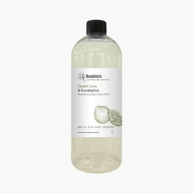 Bosisto's Bosistos Desert Lime And Eucalyptus Revitalising Hand Wash Refill 1 Litre