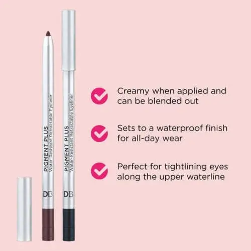 Designer Brands Db Pigment Pluswater-resistant Retractable Eyeliner Chocolate Shard 158