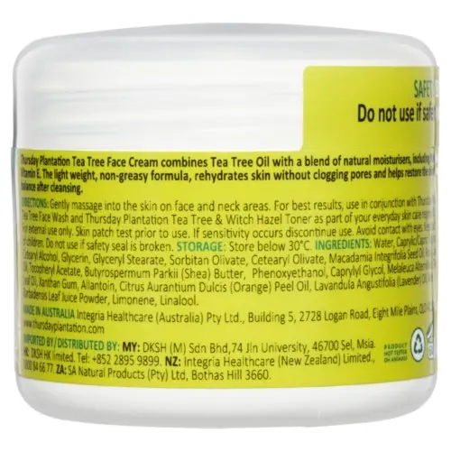 Thursday Plantation Tea Tree Face Cream 65g