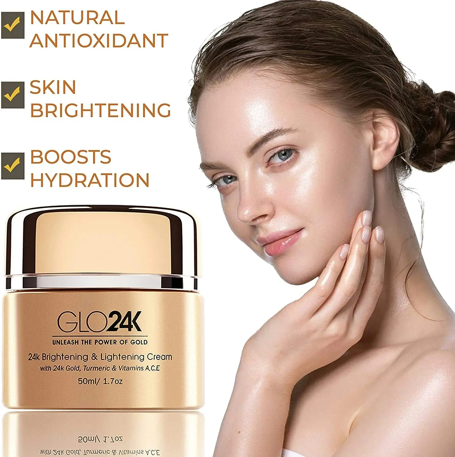 Glo24K 24k Brightening & Lightening Cream 50ml