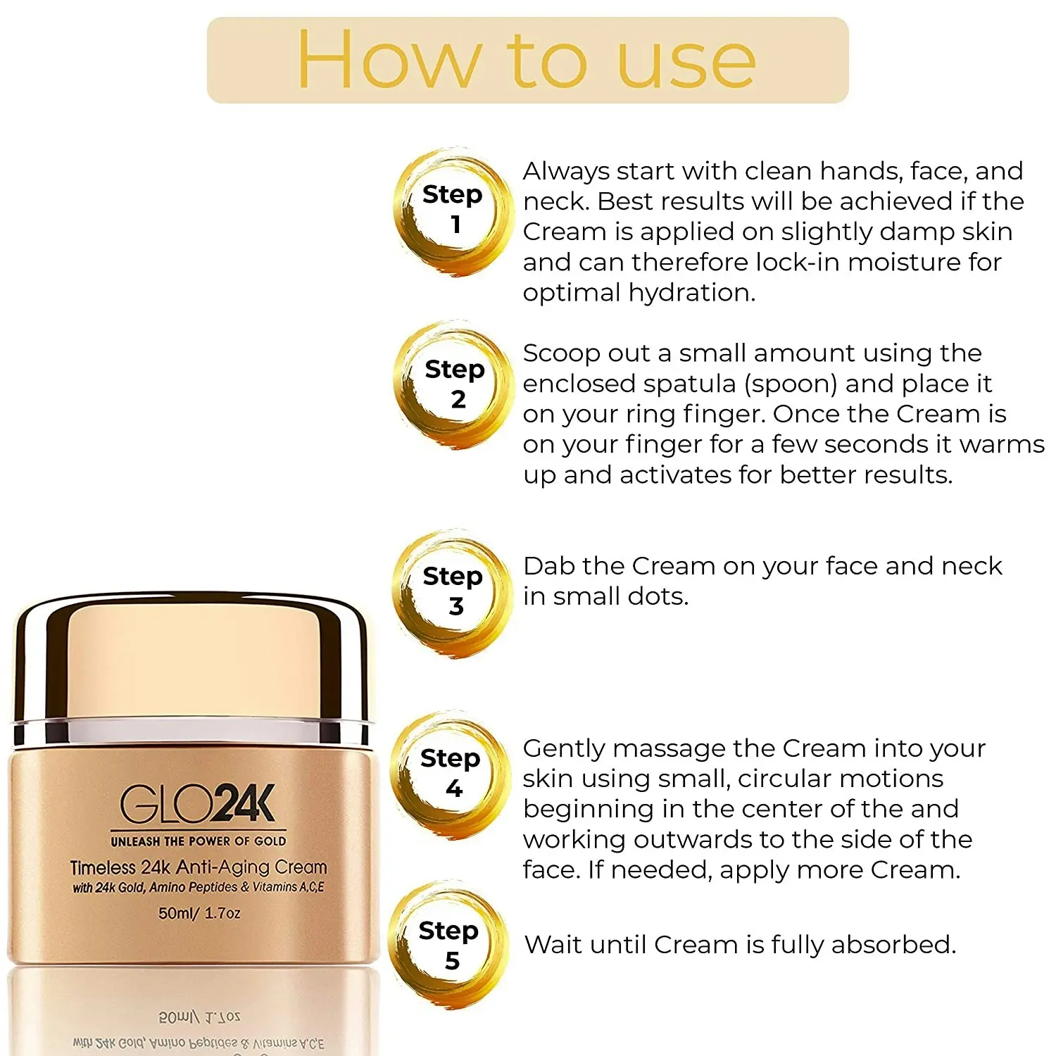 Glo24K Timeless 24k Anti-aging Cream 50ml