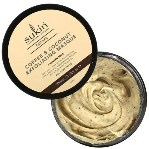 Sukin Coffee & Coconut Exfoliating Face Mask 100ml