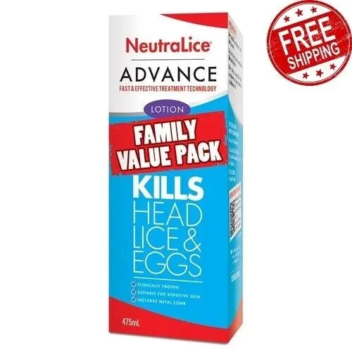 Neutralice Advance Lotion Family Value Pack 475ml