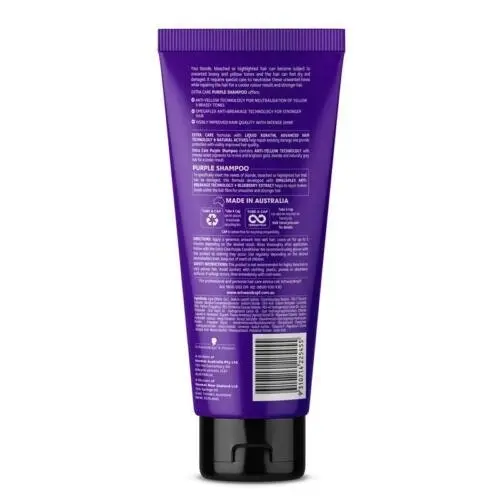 Schwarzkopf Extra Care Blonde Anti-yellow Toning Purple Shampoo 250ml