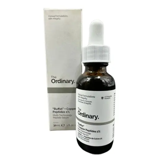 The Ordinary"buffet" + Copper Peptides 1% - 30ml, Multi-technology Peptide Serum