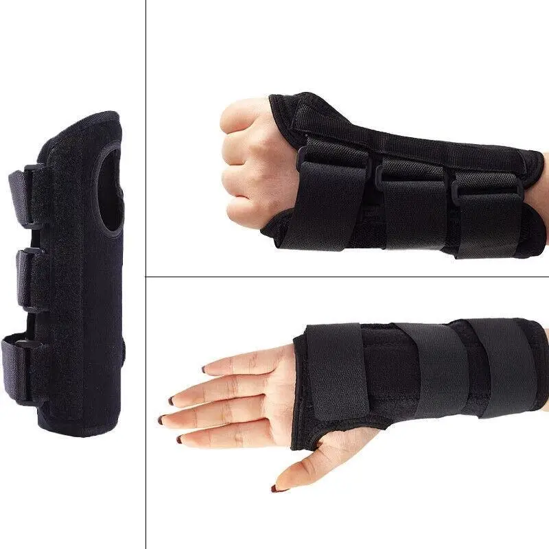 L Size Wrist Splint Brace Protection Support Strap Carpel Tunnel Cts Rsi Pain Relief