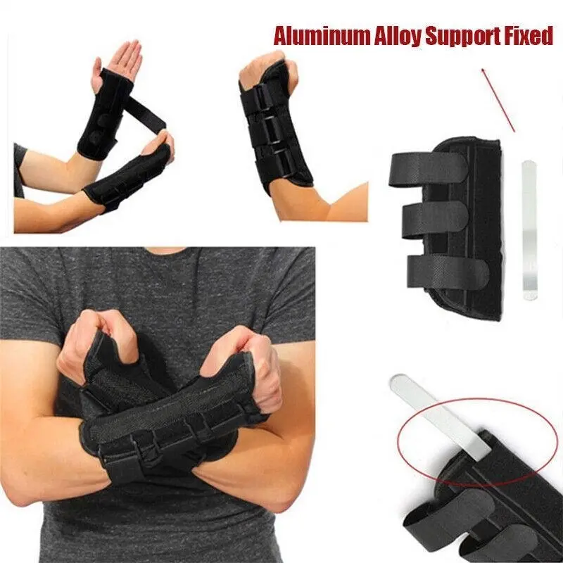 L Size Wrist Splint Brace Protection Support Strap Carpel Tunnel Cts Rsi Pain Relief