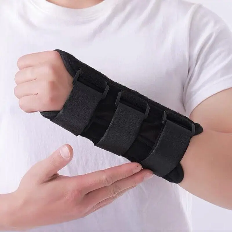 L Size Wrist Splint Brace Protection Support Strap Carpel Tunnel Cts Rsi Pain Relief