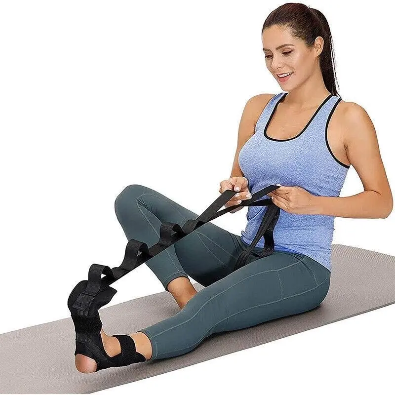 Yoga Stretching Strap Ankle Ligament Stretcher Belt Band Foot Drop Strap  New