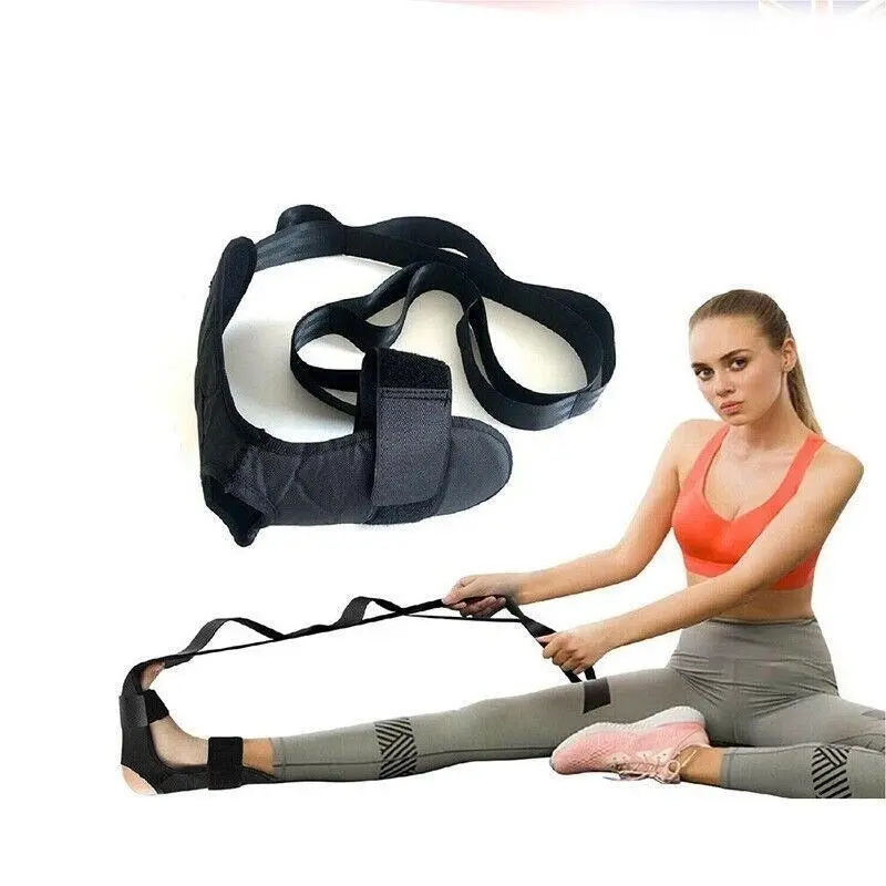 Yoga Flexibility Stretch Band Leg Fascia Stretcher Strap Ballet Gym Trainer