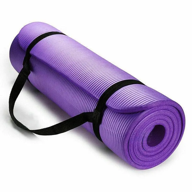 15MM Thick Yoga Mat Pad NBR Nonslip Exercise Fitness Pilate Gym Durable