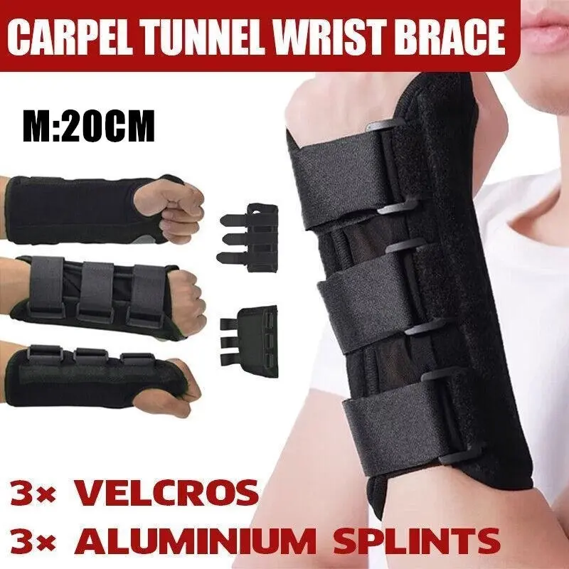 M Size Wrist Splint Brace Protection Support Strap Carpel Tunnel CTS RSI Pain Relief