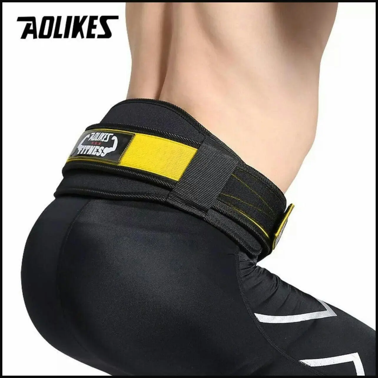 Fitness Weight Lifting Belt Barbell Dumbell Training Back Support Men Women L