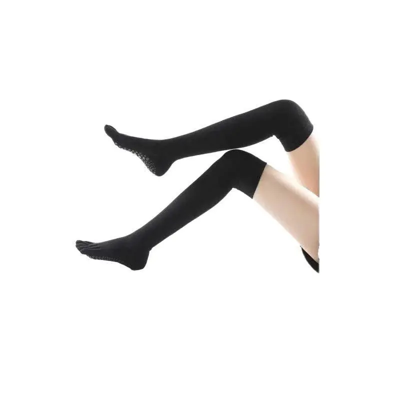 Women Long Massage Pilates Socks Yoga Socks Anti-skid Grip Non Slip Socks Long