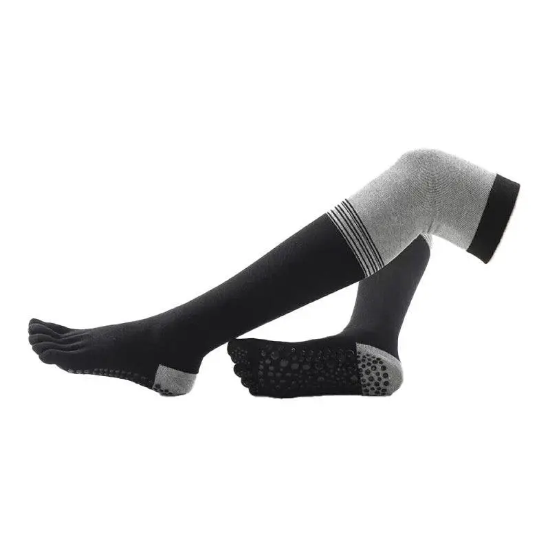 Women Long Massage Pilates Socks Yoga Socks Anti-skid Grip Non Slip Socks Long