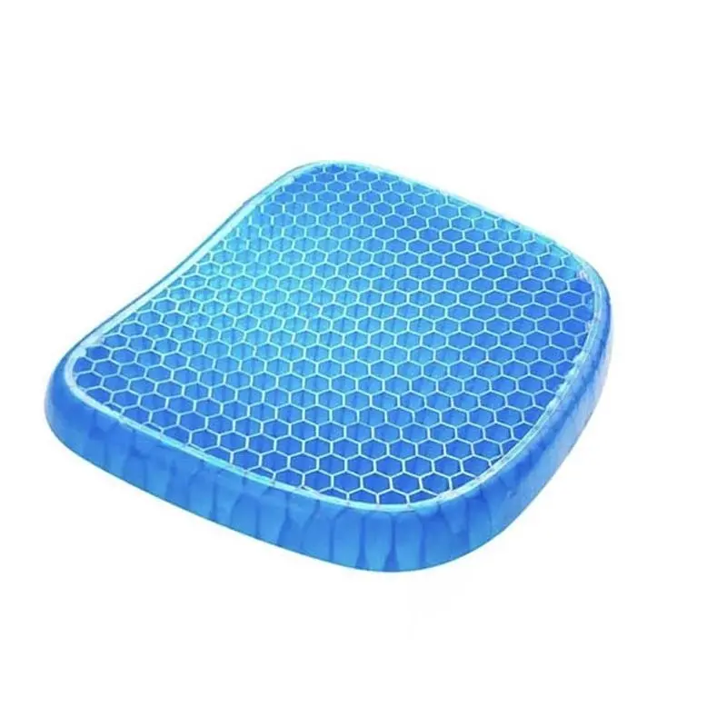 Gel Honeycomb Seat Comfort Cushion Flex Back Support Spine Protector