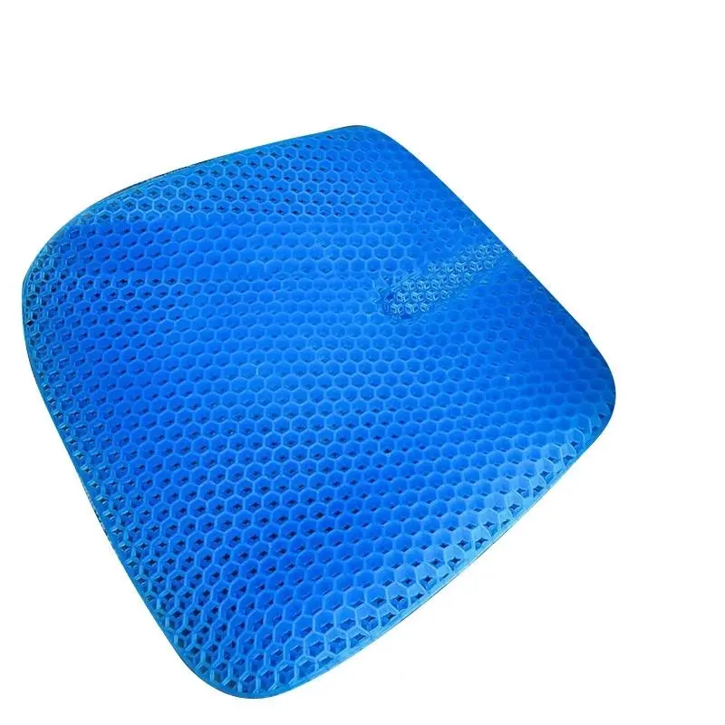 Gel Honeycomb Seat Comfort Cushion Flex Back Support Spine Protector