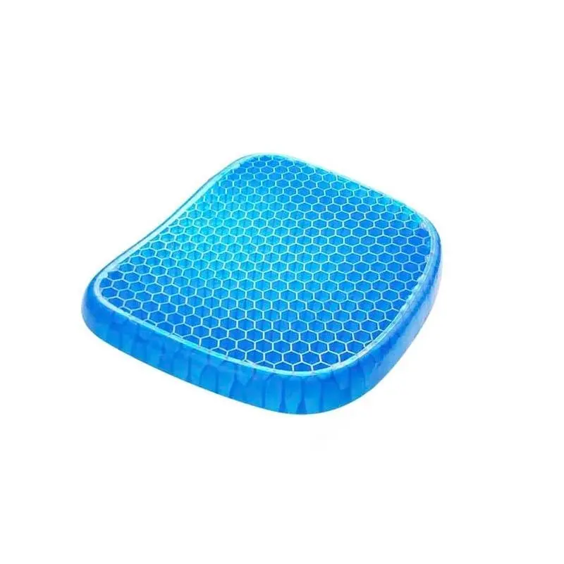 Gel Honeycomb Seat Comfort Cushion Flex Back Support Spine Protector