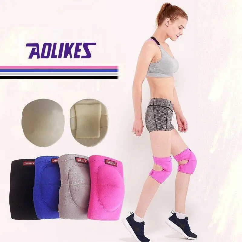 AOLIKES® Knee Pad Crashproof Antislip Brace Leg Sleeve Protector Guard Support M