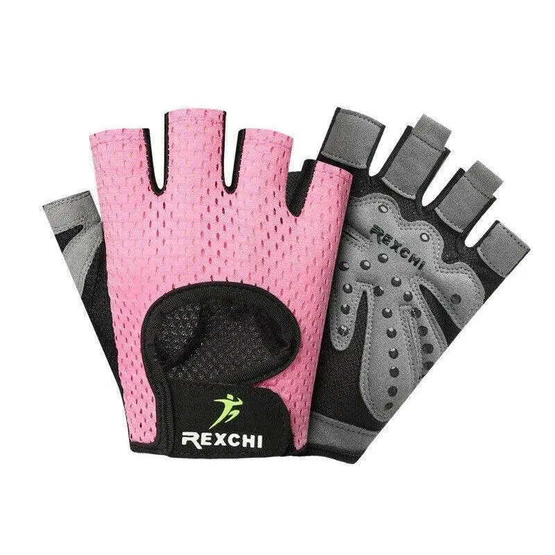 S Size Women Fitness Gym Training Gloves Half Finger Gel Weight Lifting Workout Gloves