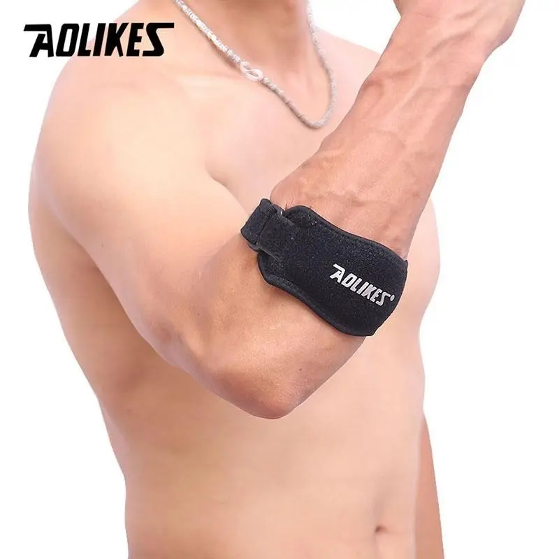 AOLIKES® Adjustable Elbow Support Strap Band Brace Golf Forearm Pain Relief