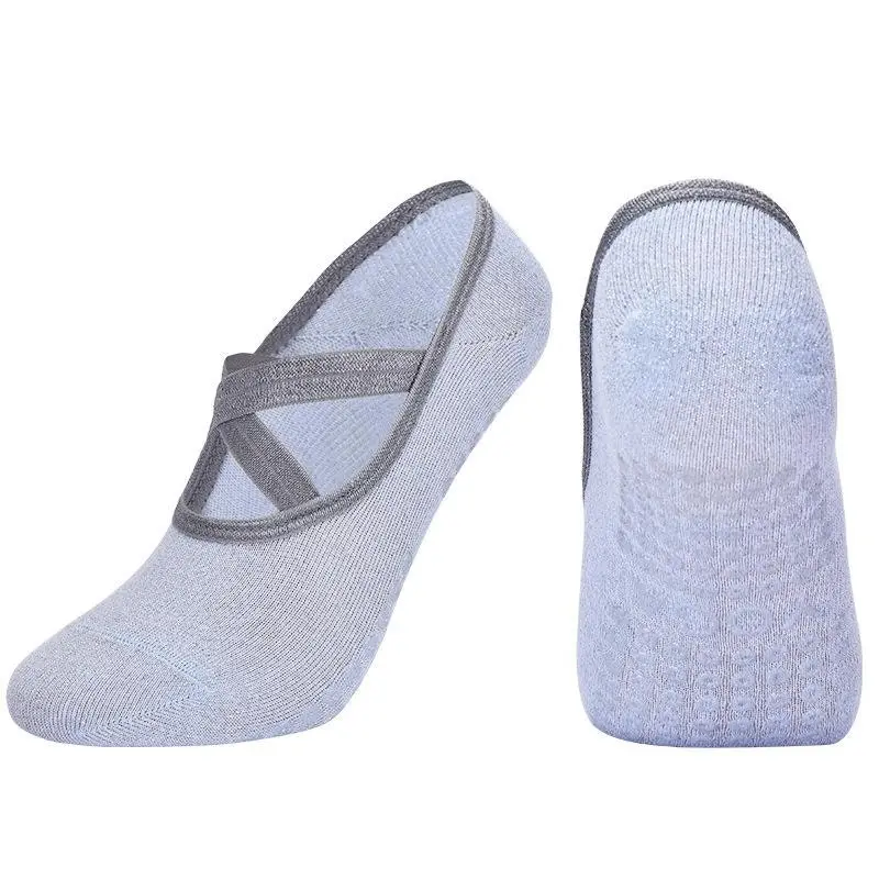 Yoga Socks Non Slip Pilates Massage Ballet Socks with Grip Exercise Cotton Gym