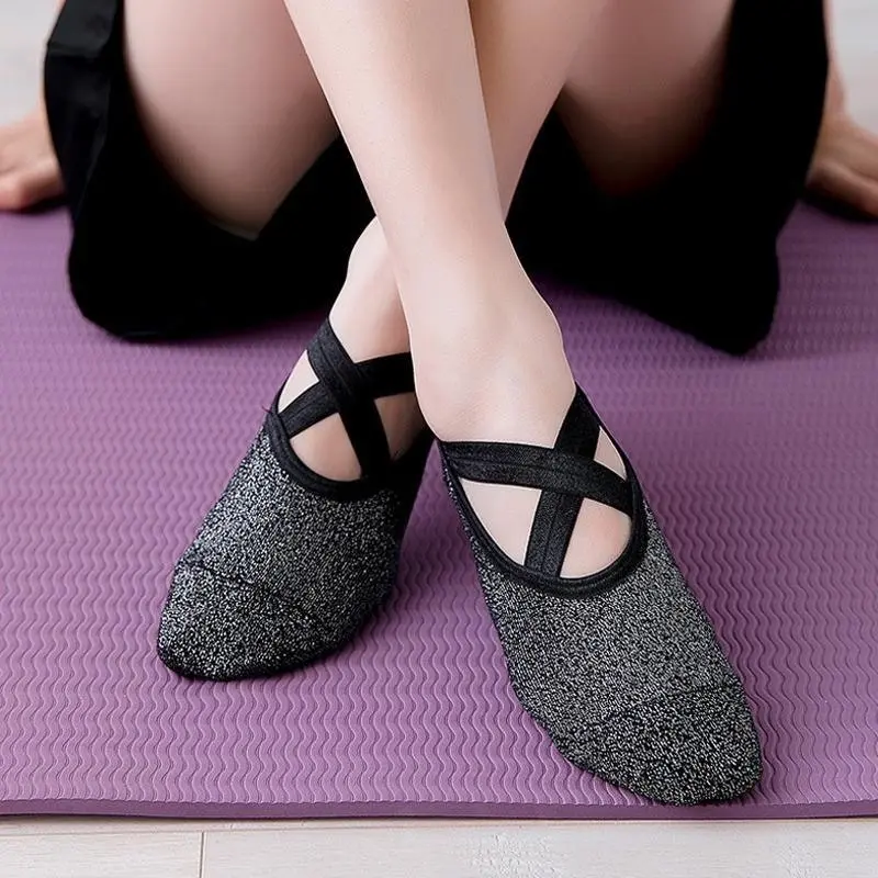 Yoga Socks Non Slip Pilates Massage Ballet Socks with Grip Exercise Cotton Gym