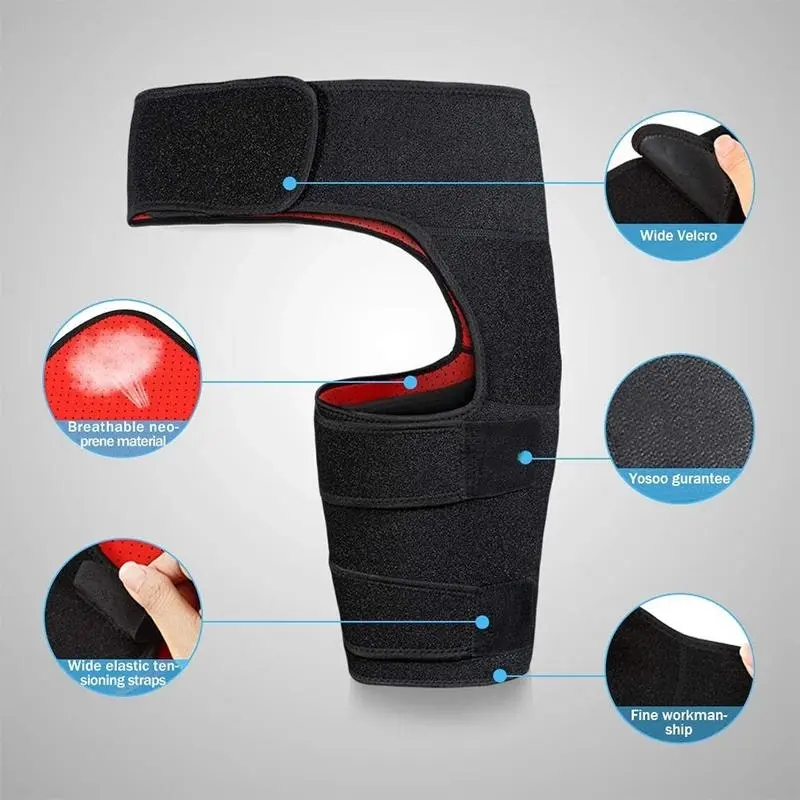 Groin Pain Relief Thigh Support Strain Brace Hip Compression Hamstring Strap