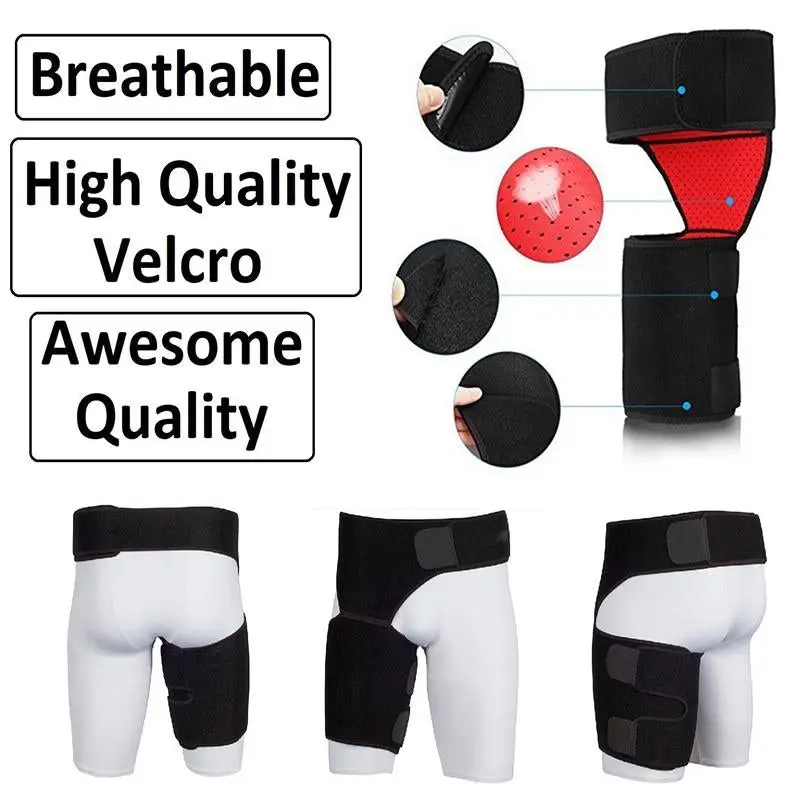 Groin Pain Relief Thigh Support Strain Brace Hip Compression Hamstring Strap