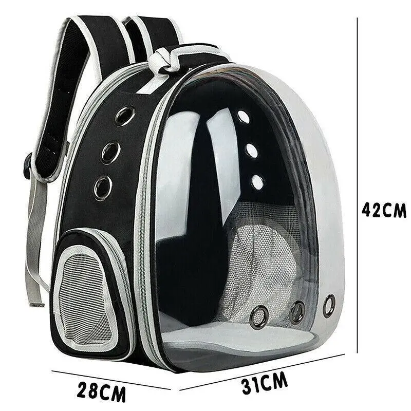 Pet Outdoor Carrier Backpack Cat Dog Puppy Travel Space Capsule Shoulder Bag