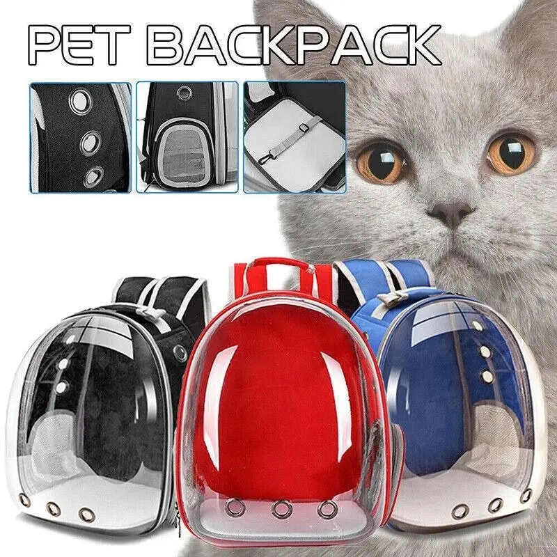 Pet Outdoor Carrier Backpack Cat Dog Puppy Travel Space Capsule Shoulder Bag