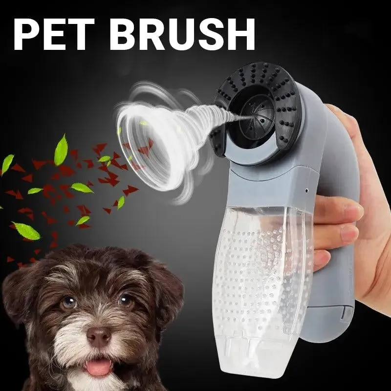 Electric Pet Dog Cat Hair Remover Cleaner Grooming Brush Comb Vacuum Trimmer