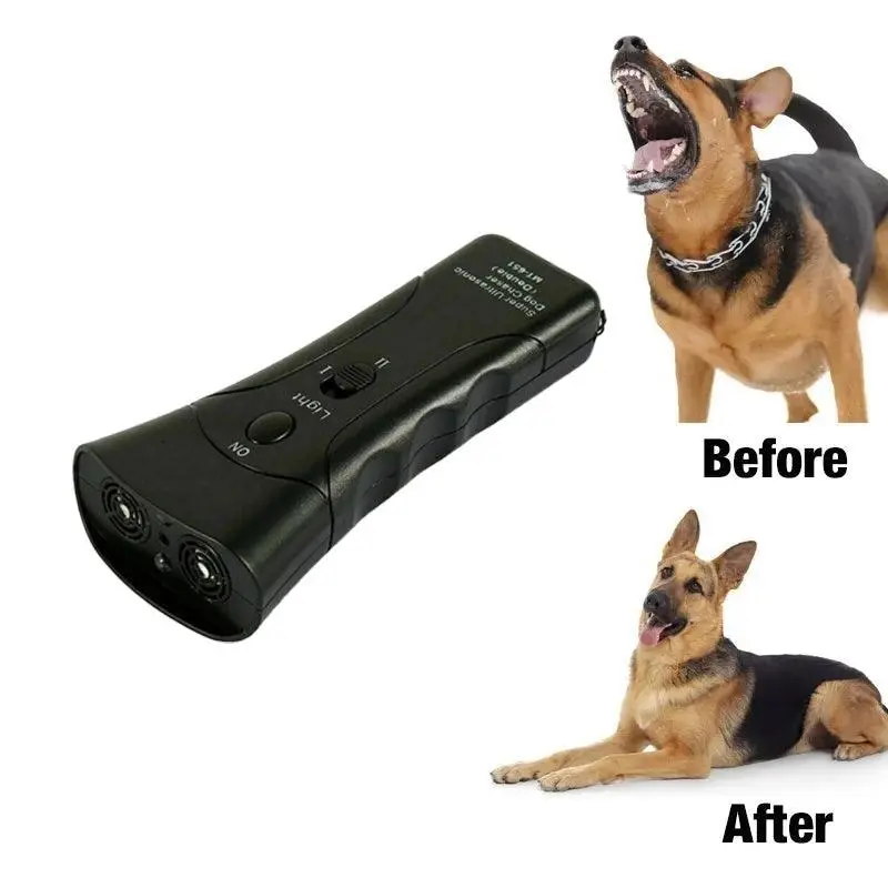 Anti Bark Device Ultrasonic Dog Barking Control Stop Repeller Trainer Train Tool